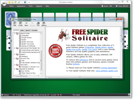 microsoft spider solitaire  windows 7 skachat