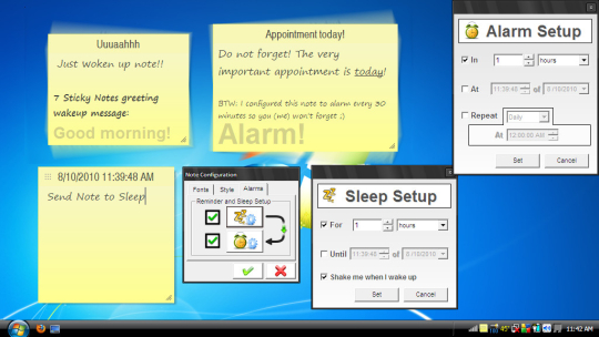 sticky notes windows 7 download gadget