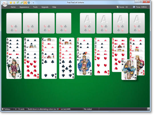 freecell solitaire