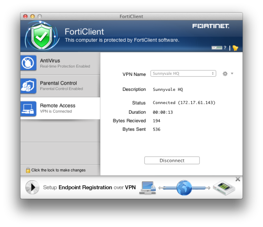 forticlient online installer