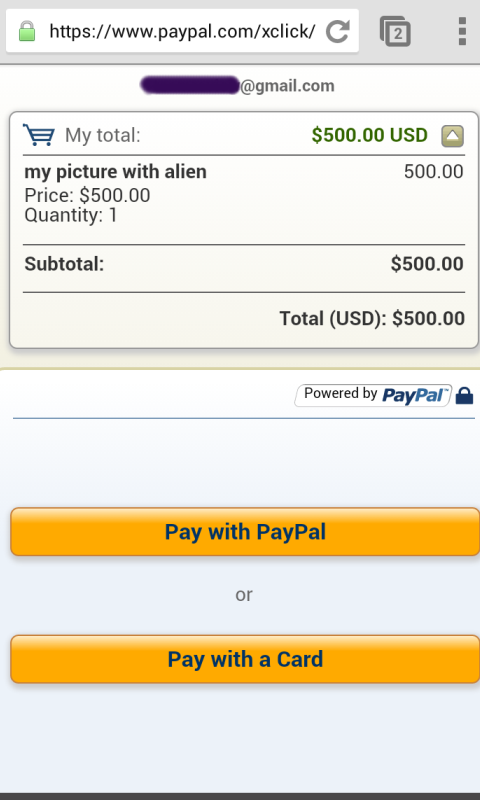 paypal generator 2014