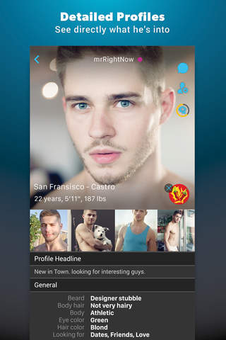 PlanetRomeo Gay Dating, Chat & Meet Guys Скриншоты #1.