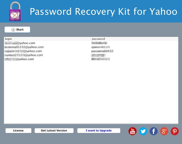 Yahoo password finder free download