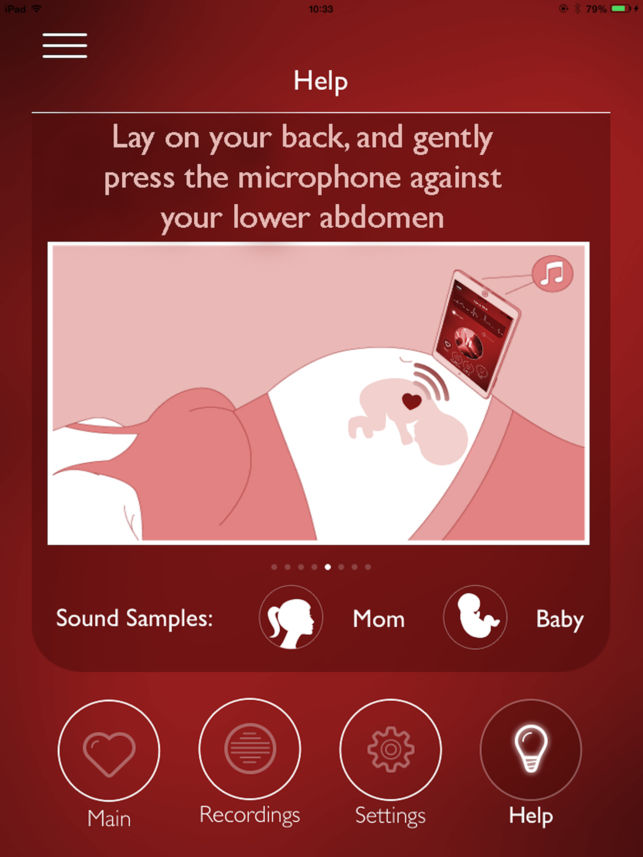 baby heartbeat listening app