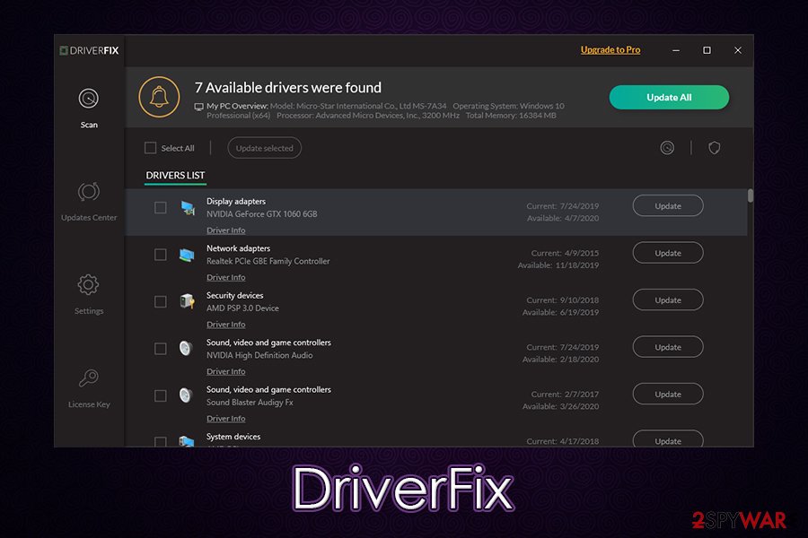 driver fixing software